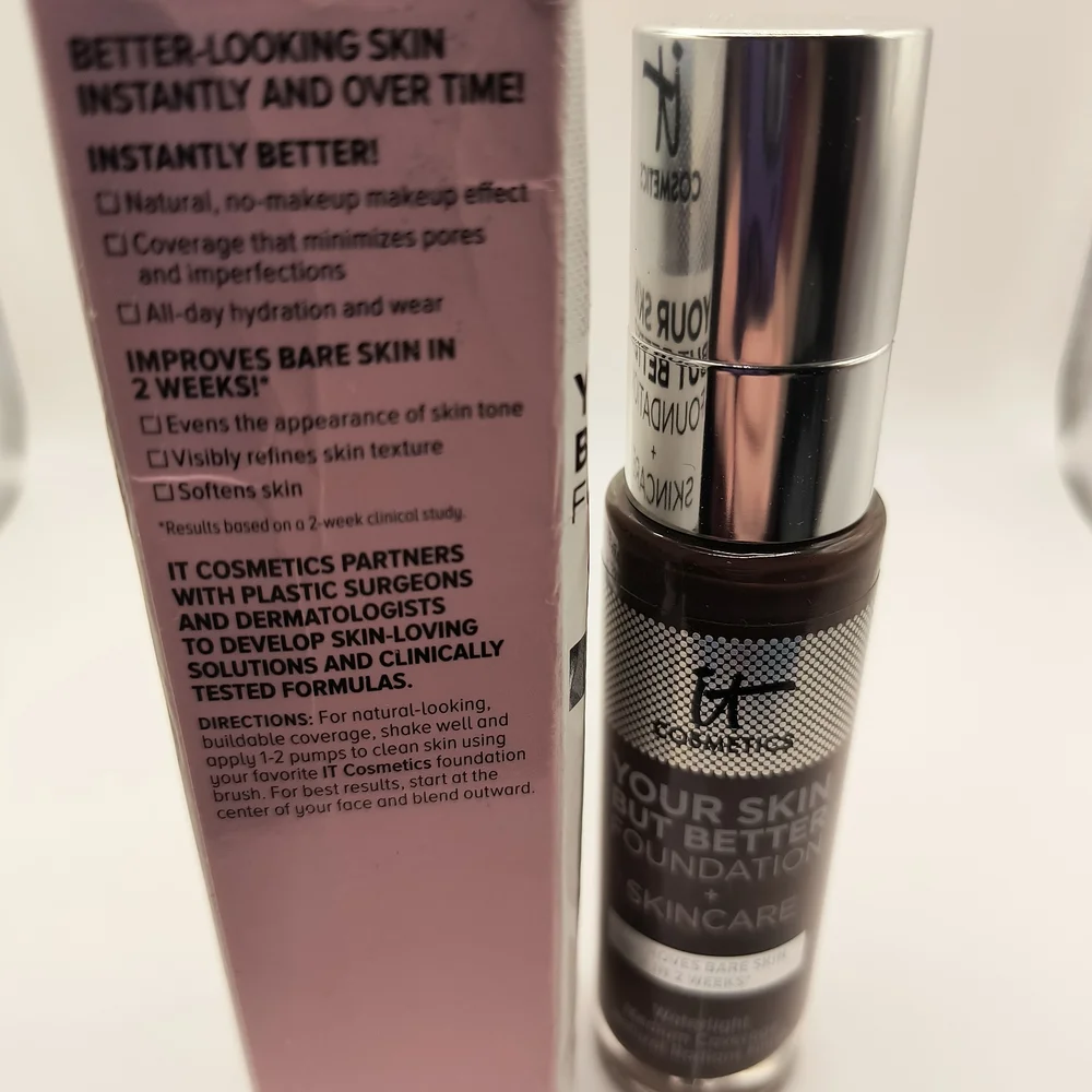 it Cosmetics Your Skin But Better Foundation + Skincare (Deep Cool 63)